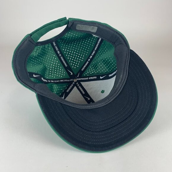 Cal Poly Mustangs NCAA Green Nike Strapback Adjustable Hat - Picture 4 of 4